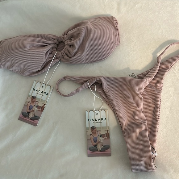 NWT HALARA Ribbed two piece bikini - Picture 10 of 16